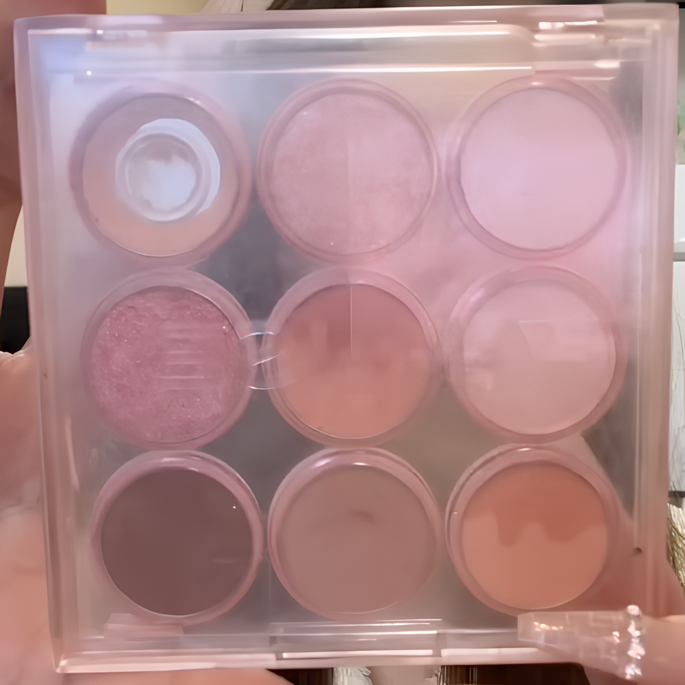 AMUSE アイカラーパレット 01 ウォームモモ